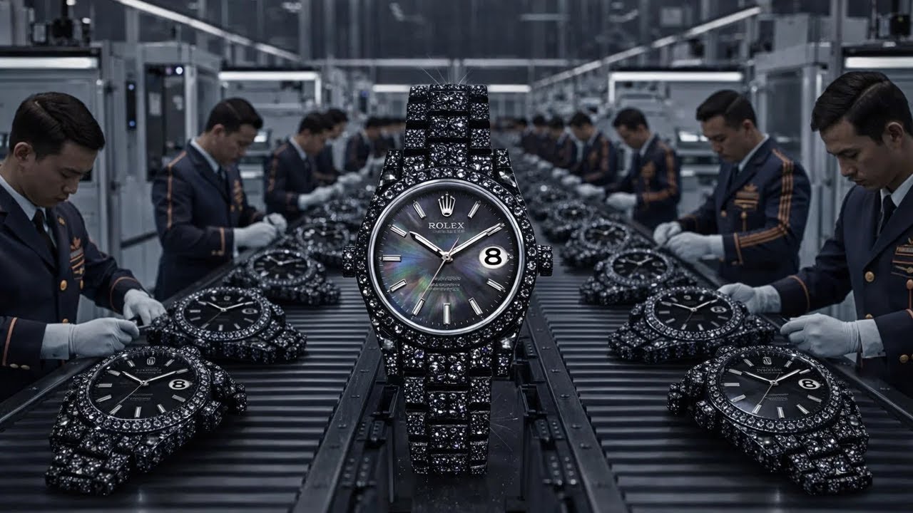 Inside a Luxury Black Diamond Watch Factory: From Carbonado Stones to Dark Luxury