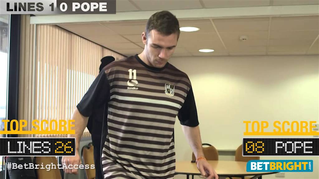 Round 2 of 3 #BetBrightAccess Challenge - Tom Pope v Chris Lines
