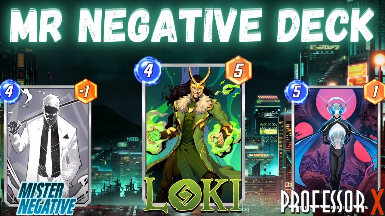 Best Mr Negative Deck ! Infinite Gameplay Marvel Snap