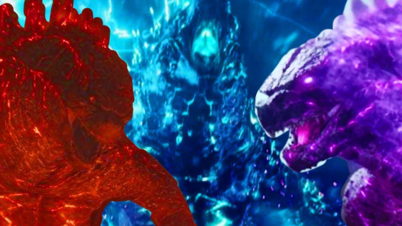 Thermonuclear Godzilla vs. Godzilla Energized vs. Supercharged Godzilla Evolved