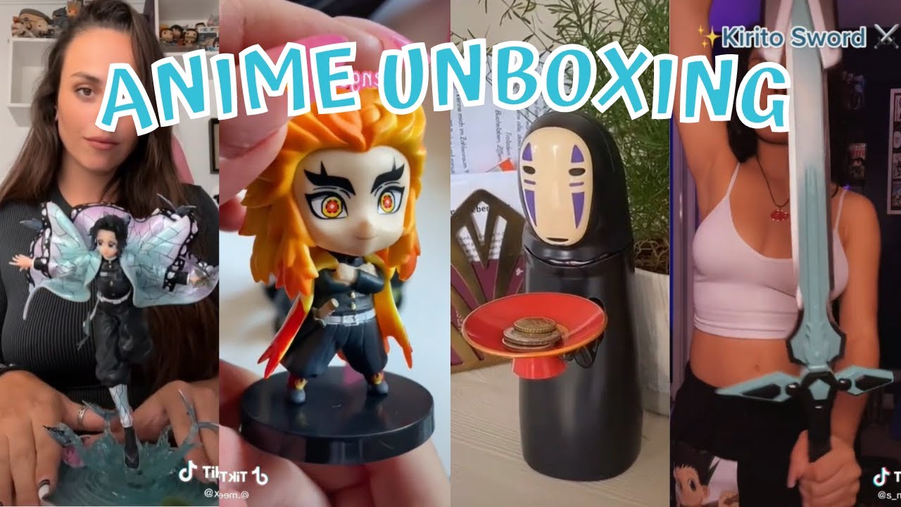 Anime Unboxing (Figures, Clothing, Decor, Cosplay & more) -  TikTok Compilation pt.2