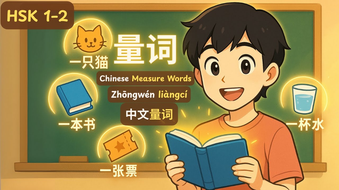 Chinese Measure Words Made Easy | 中文量词很简单 - Zhōngwén liàngcí hěn jiǎndān | Chinese Podcast | HSK 1-2