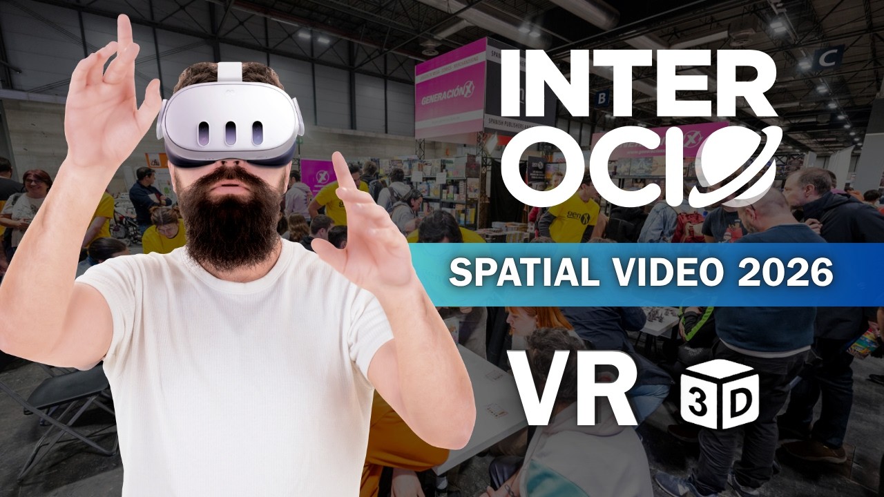 InterOcio 2026 in 3D VR! Walk Through Spanish Board Game Convention (Spatial Video)