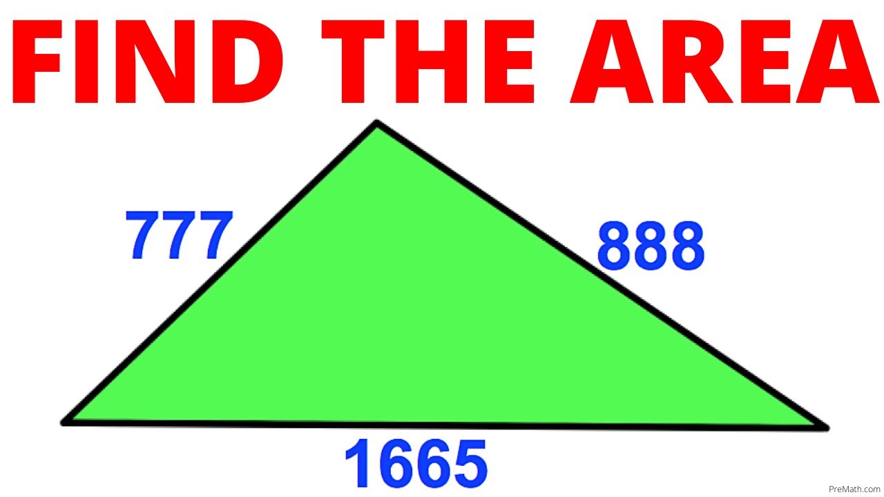 Can You Find the Area of this Triangle | Geometry Challenge!