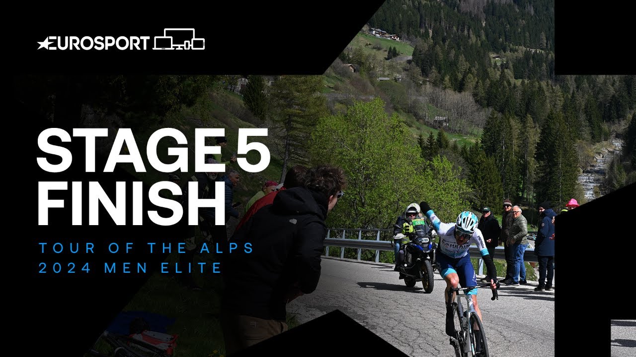 MONSTER SPRINT 🚀 | Tour of the Alps Stage 5 Race Finish | Eurosport Cycling
