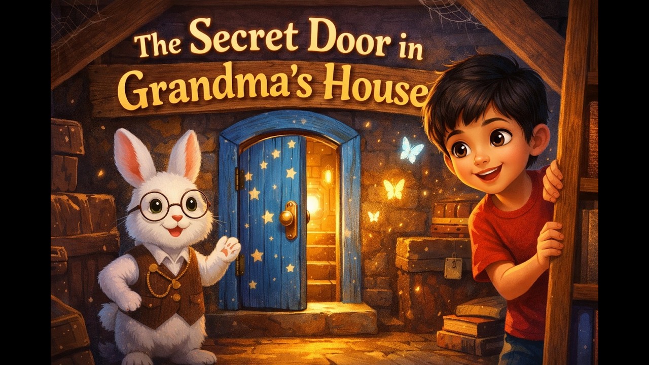 The Secret Room Grandma Never Told Anyone About 😲 #kidsstory #storytime #bedtimestories #moralstory