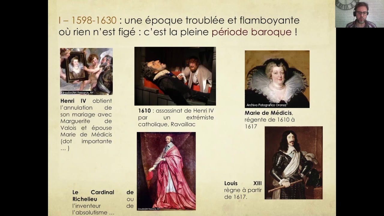 Histoire littéraire du XVIIe siècle - Du baroque au classique