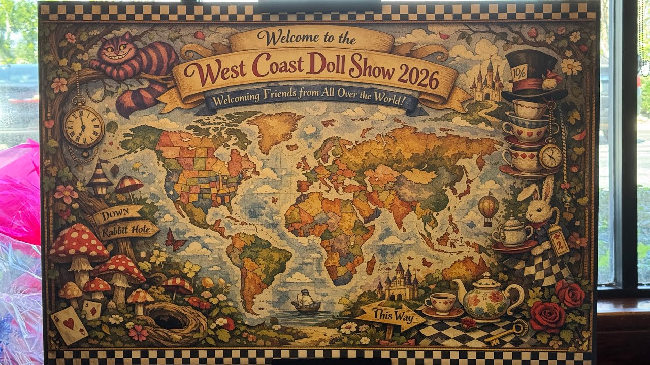 Happy Friday! It&rsquo;s time for the West Coast Doll Show 🎊✈️