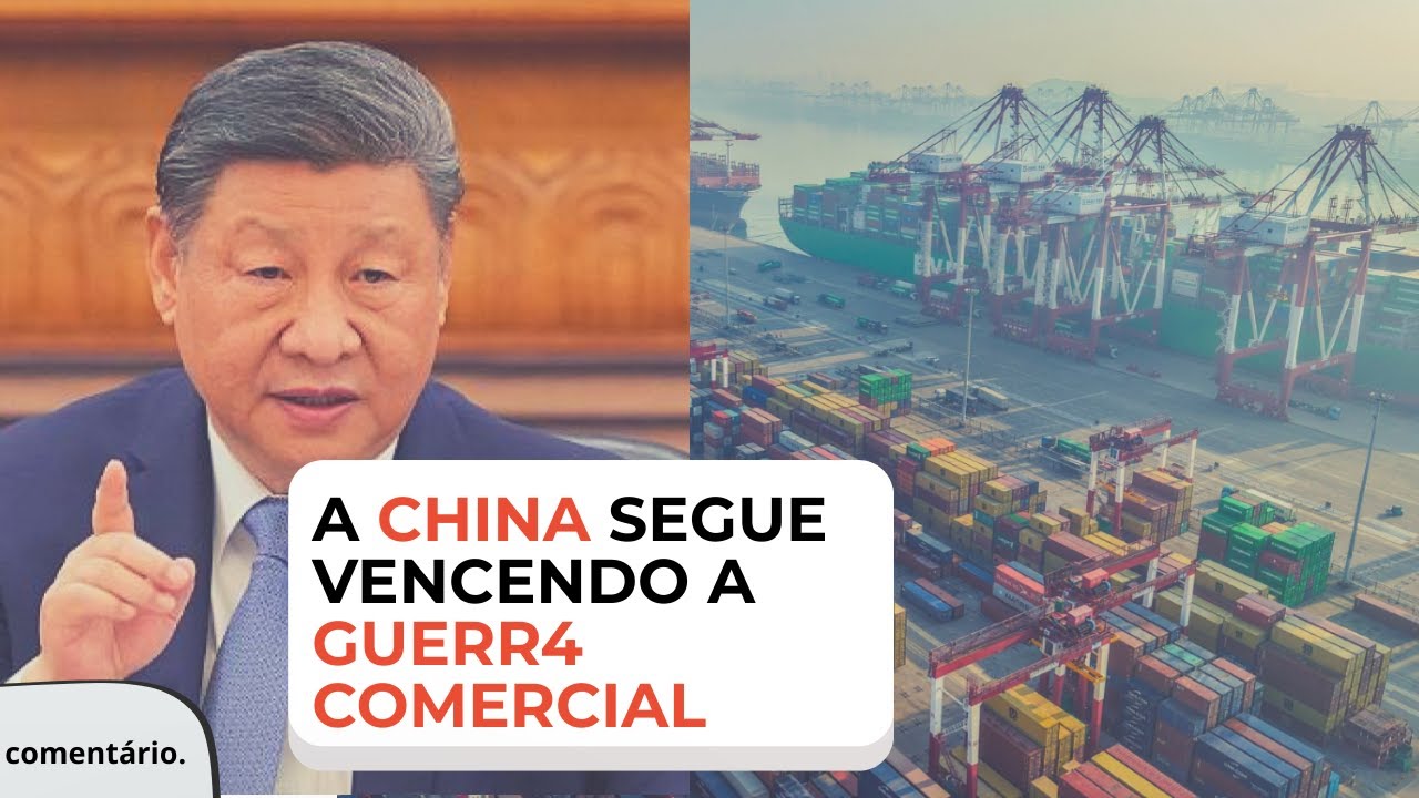 Superavit comercial CHINÊS | novo PATAMAR das relações entre Estados Unidos e China