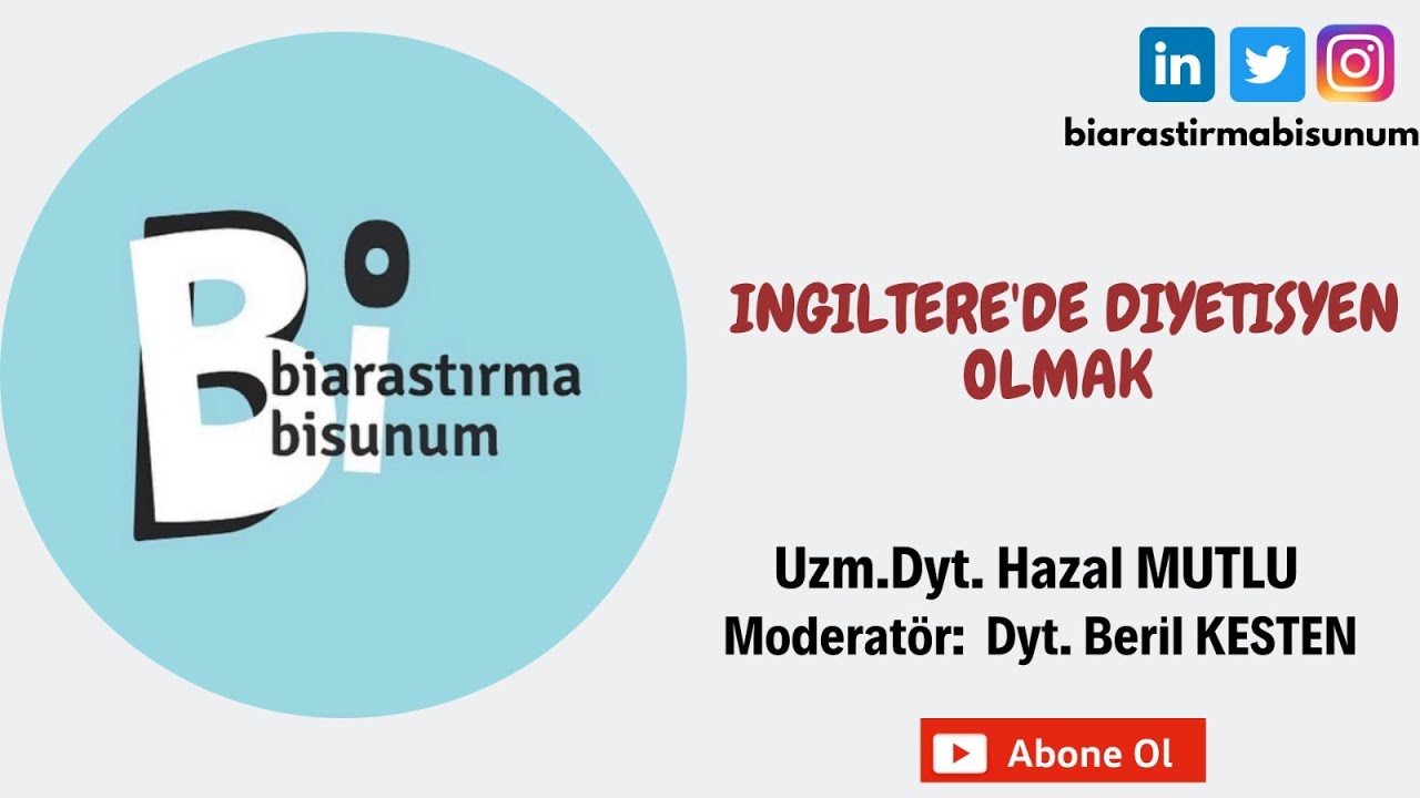 İngiltere'de Diyetisyen Olmak