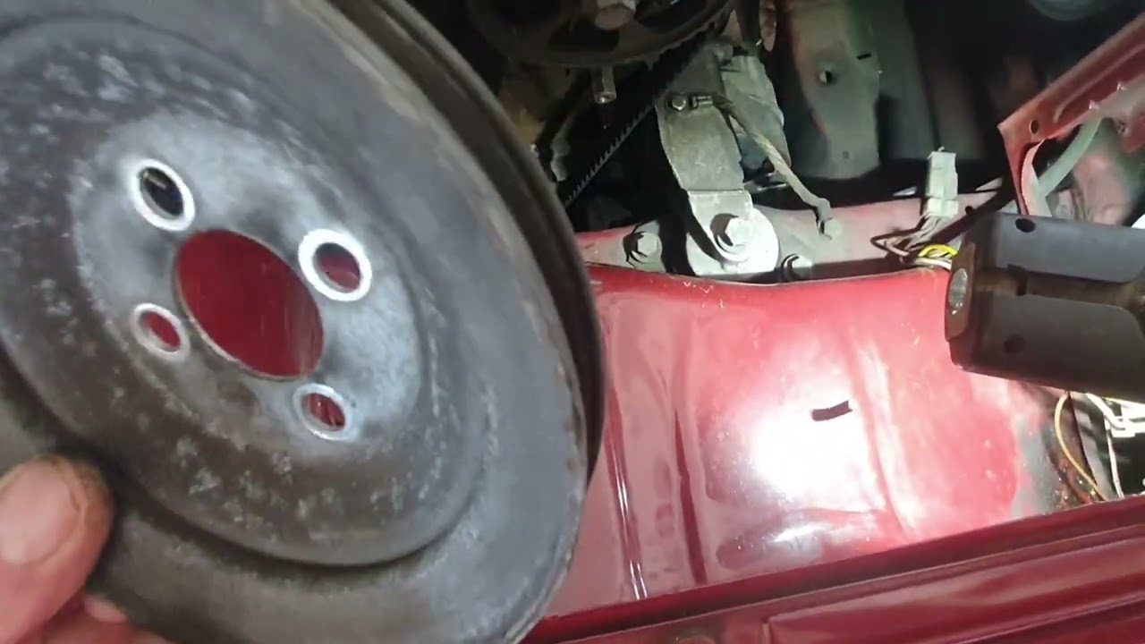 VW Polo 2 86 C Zahnriemen und Wasserpumpe wechseln