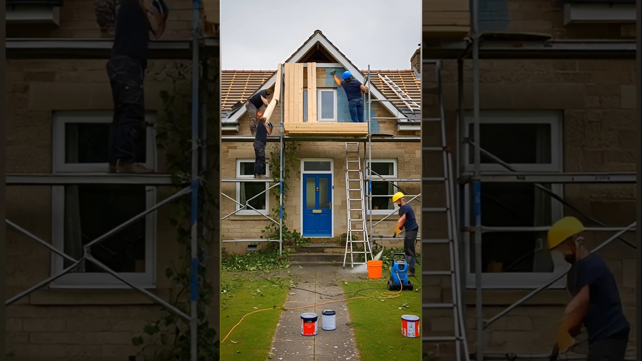 From Ruins to Luxury Cottage 🌿 | Insane Restoration Transformation! #junglehouse #viral #shorts