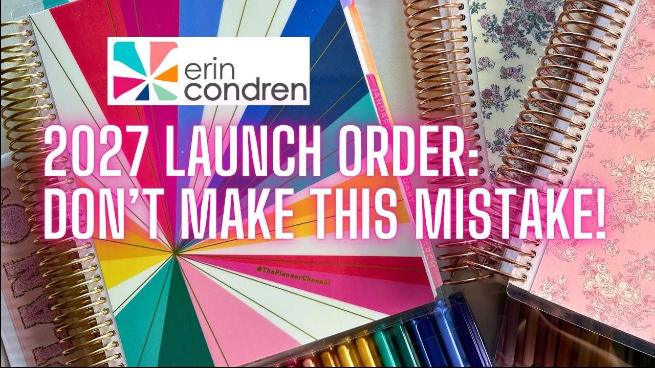Распаковка ежедневника Erin Condren LifePlanner на 2027 год: что я на самом деле купила и почему.