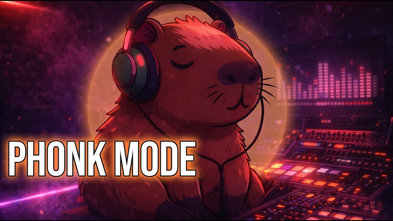 Dark Phonk Lofi | Zen Capybara's Most Focused Gaming & Coding Sessions