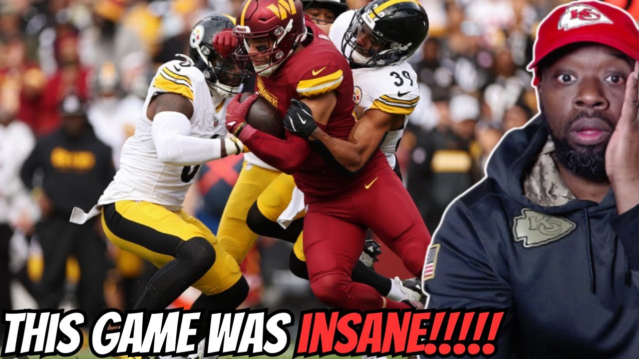 CHIEFS FAN REACTS TO!! Pittsburgh Steelers vs. Washington Commanders Game Highlights!!