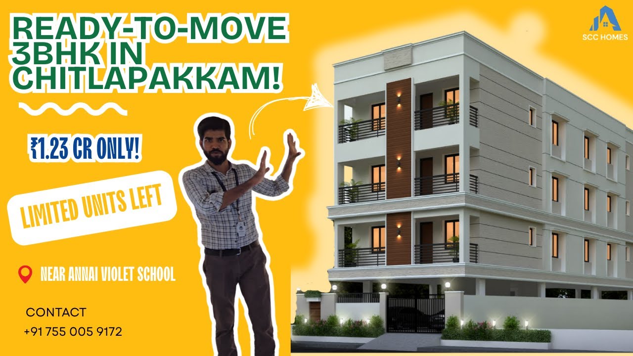 Chitlapakkam 3BHK Flats – Prime Location Near Annai Violet School!
