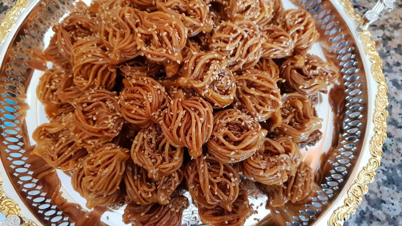 معسلات رمضانية / اسهل وأسرع بوشنيخة مقرمشة والمذاق فعلا رووعة bouchenikha chebakia au lait
