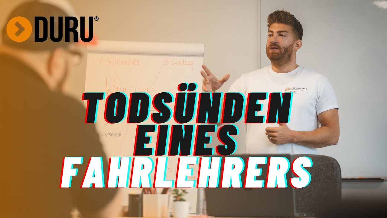 10 Todsünden eines Fahrlehrers- Wie sollte sich ein Fahrlehrer nicht verhalten?