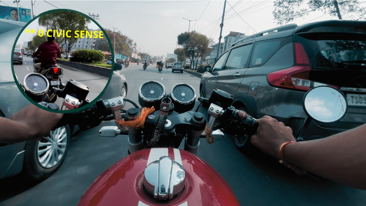 Bike Ride Through Chaos: A Day of Zero Civic Sense! 🚴‍♂️😤  || TOO LOUD EXHAUST (4K UHD) - ASMR
