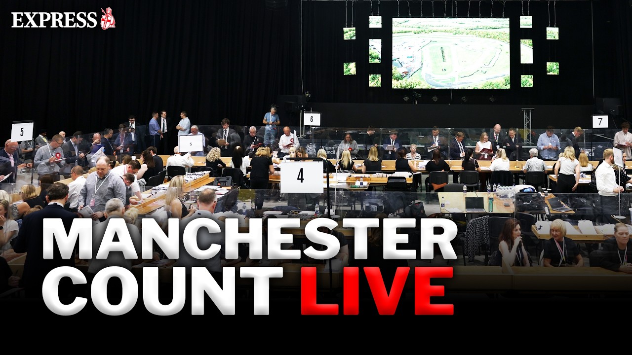 Counting gets underway in Greater Manchester mayoral election