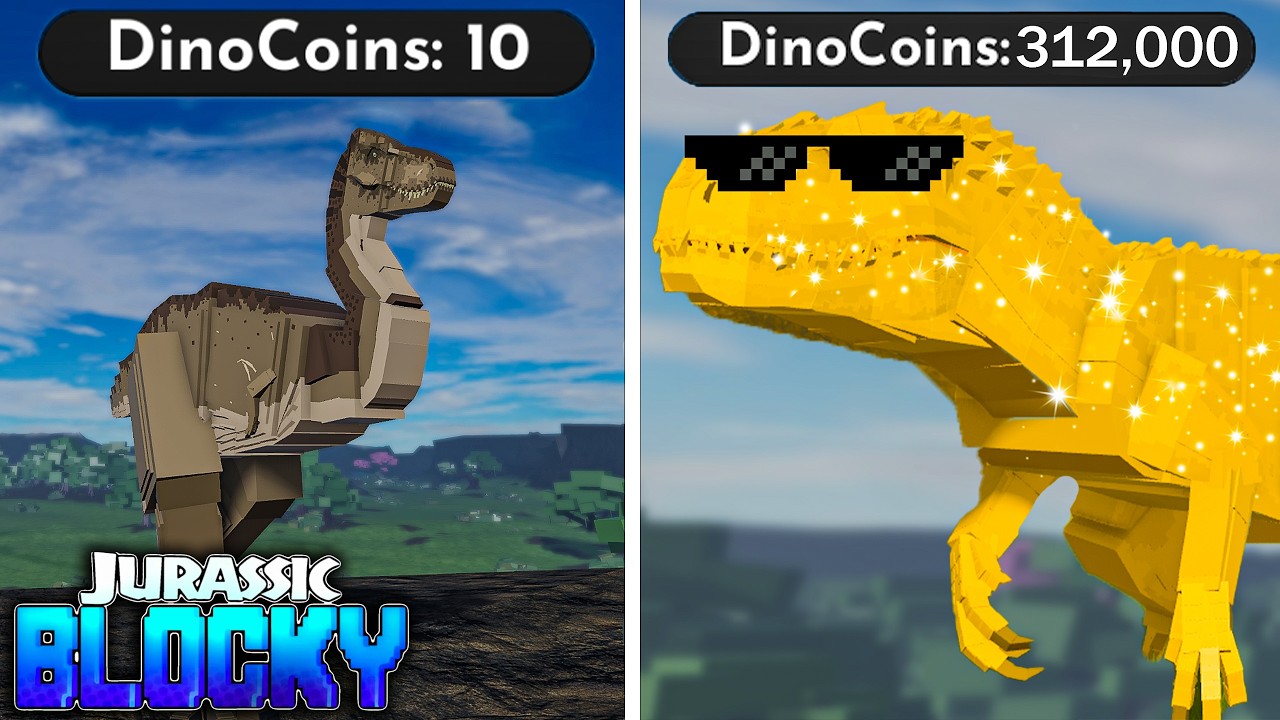 Jurassic Blocky BEST Dinosaurs For Grind