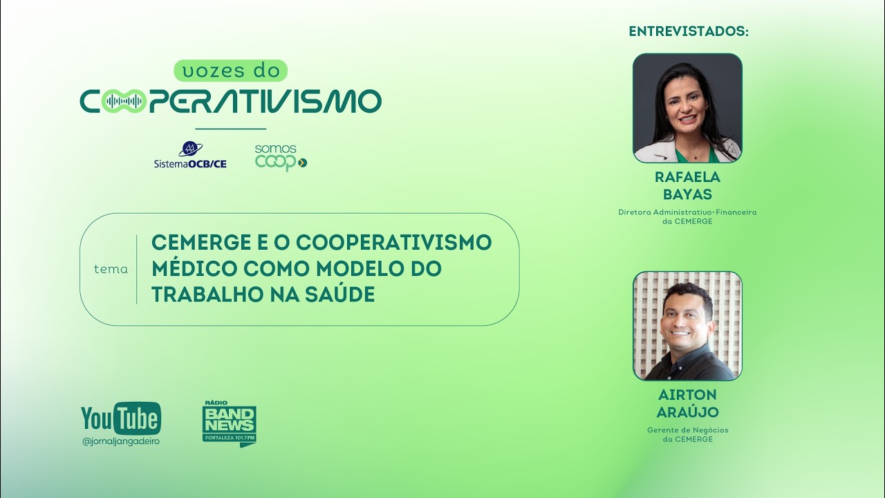 Vozes do Cooperativismo / CEMERGE E O COOPERATIVISMO MÉDICO COMO MODELO DO TRABALHO NA SAÚDE