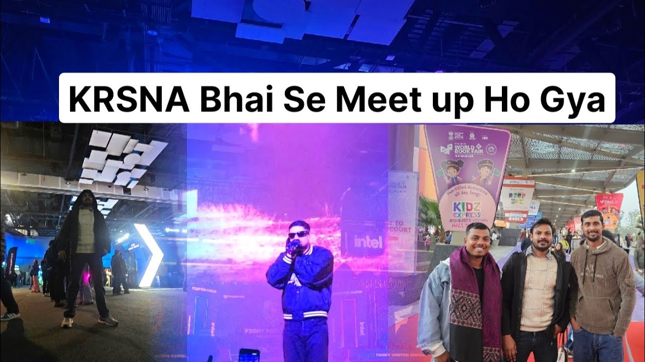 KRSNA Bhai Se Meet Up Ho Gya || Maja Aagya😜 || #youtubevideos #ytviral #youtube #Bharatmandapan
