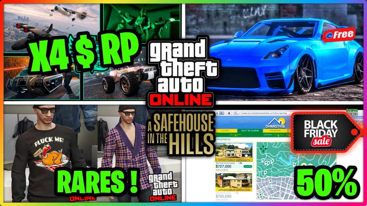 Braquage X4$, BLACK FRIDAY du 27/11 GTA5 ONLINE !!