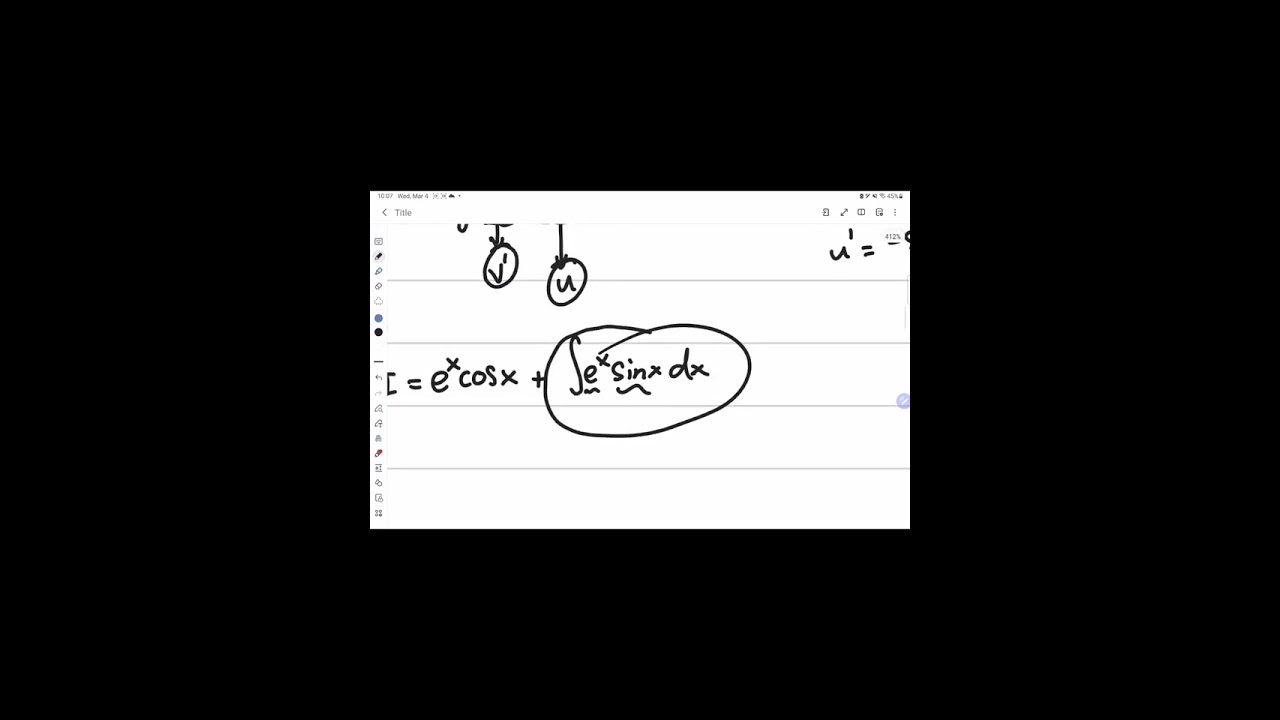 Integration by Parts and Reduction Formula