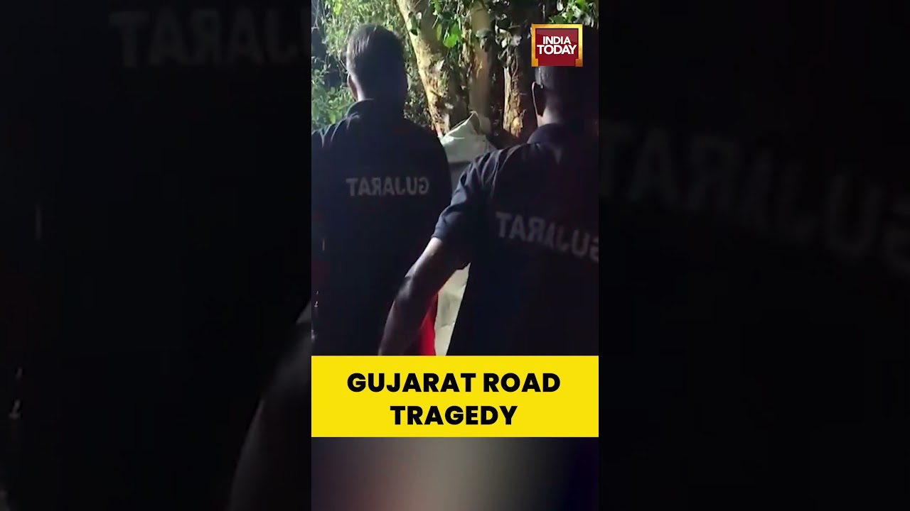 Amreli Road Accident: 3 Killed, 1 Injured After Car Loses Control in Gujarat #amreli