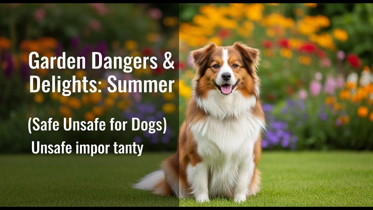 Garden Dangers & Delights Summer Plants Safe and Unsafe for Dogs