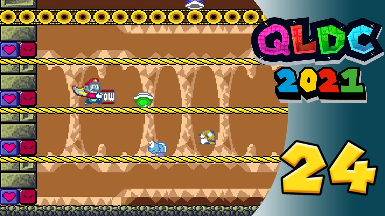 Questionable Level Design Contest 2021 [SMW-Hack] - Part 24 - Plumb vs Koopas
