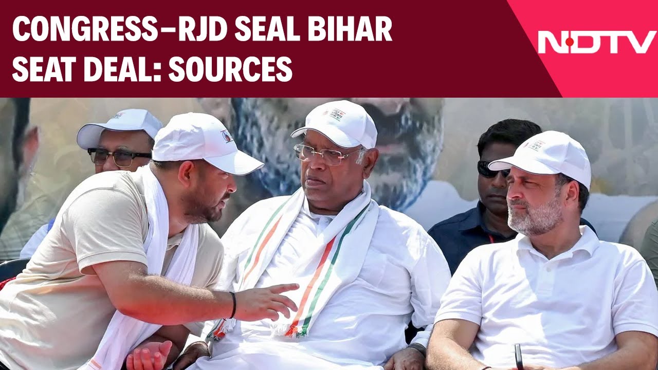 Bihar Polls Update | Congress-RJD Finalise Seat Sharing Deal For BIhar Poll: Sources