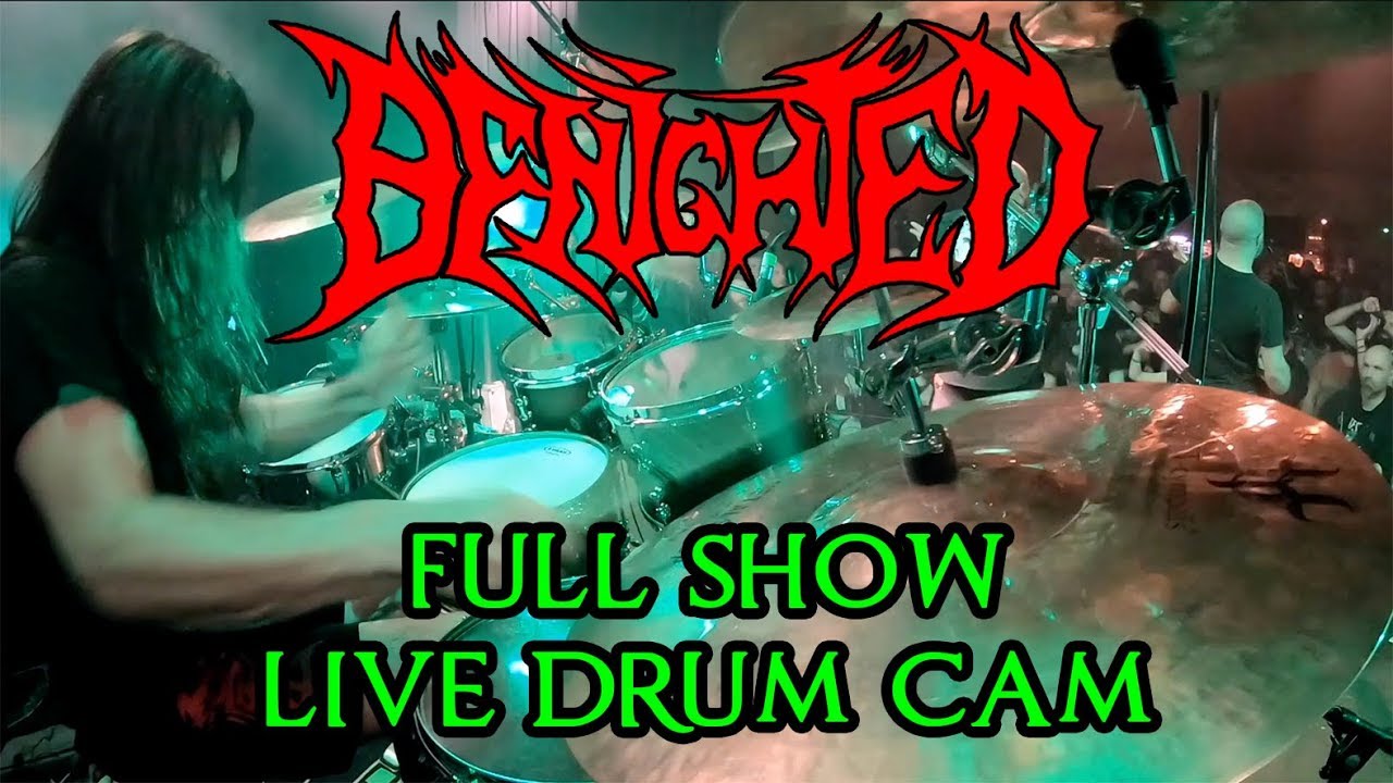 Benighted, Live Drum Cam, Full Show, HQ audio and video