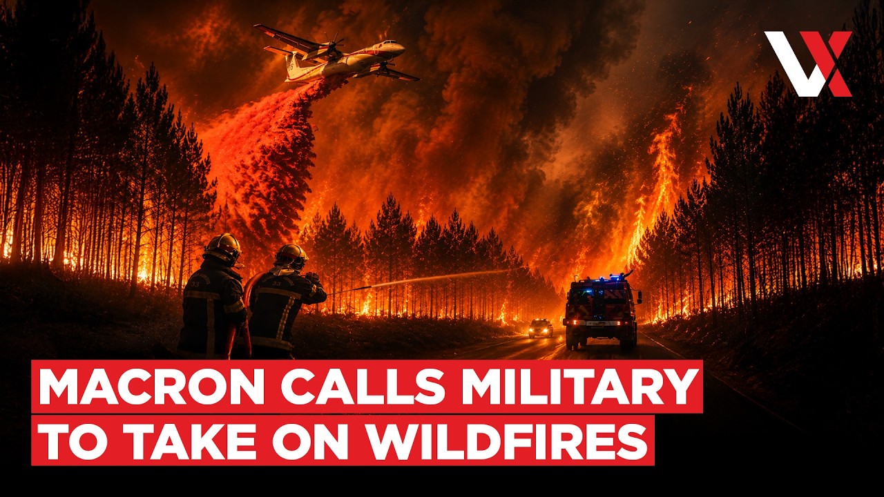 France Mobilises Military, Over 200,000 Evacuated As Wildfires Reach 