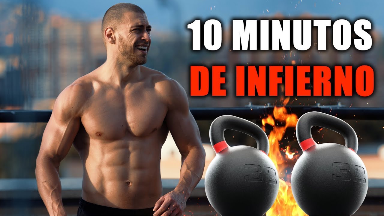 Ejercicios Brutales con Pesas Rusas - Rutina con Kettlebell