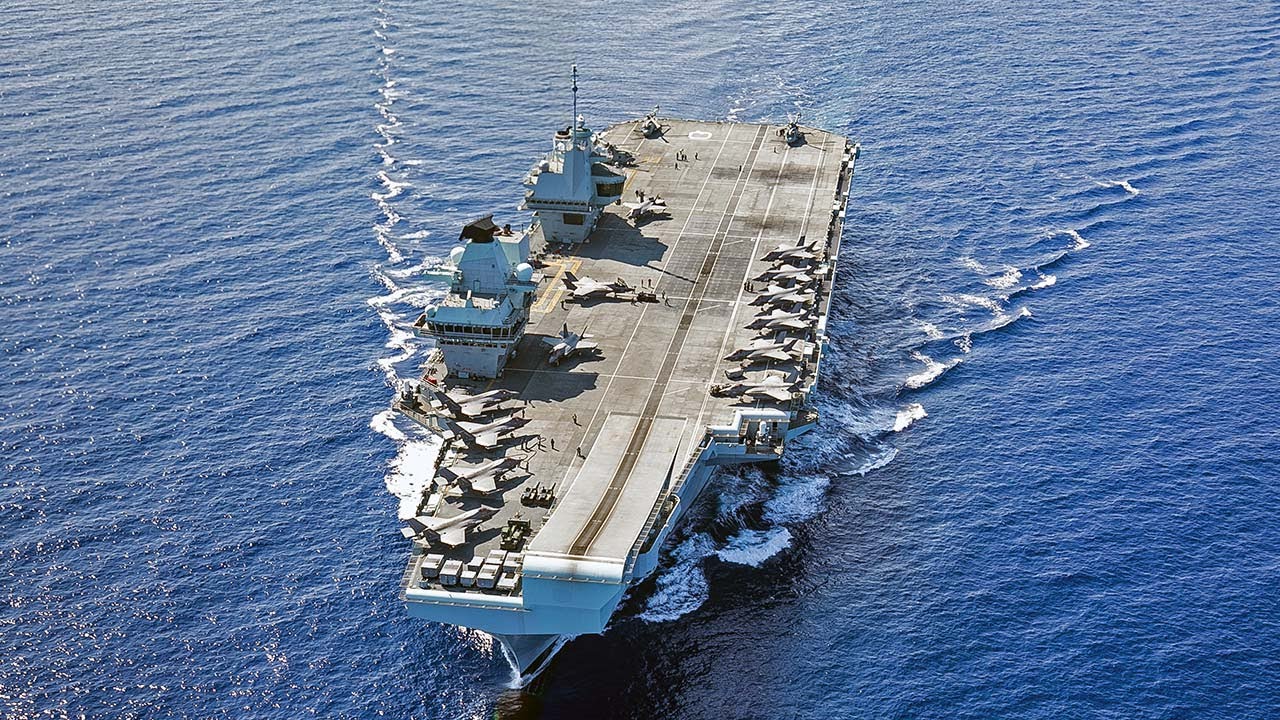 HMS Queen Elizabeth ship tour