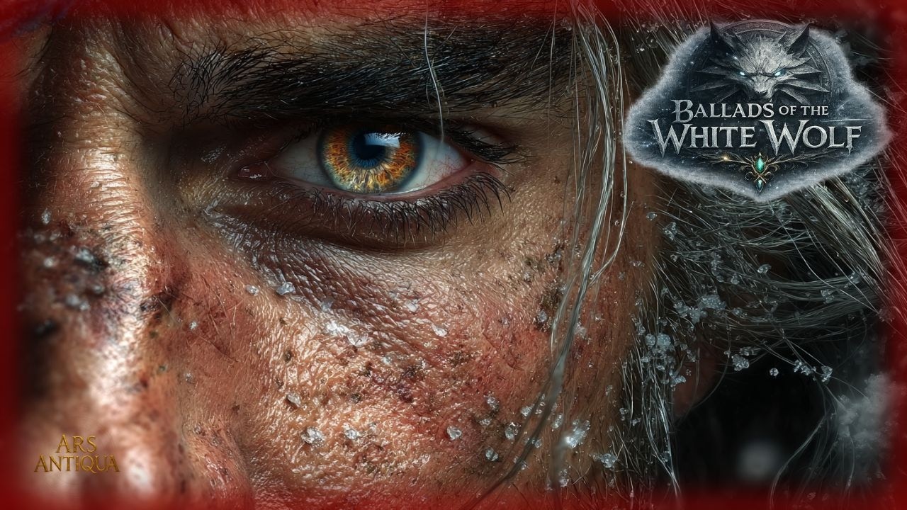 The Witcher’s Sorrow ⚔️ Chill Witcher Fantasy Music | Golden Eyes, Snowflakes & Ancient Magic