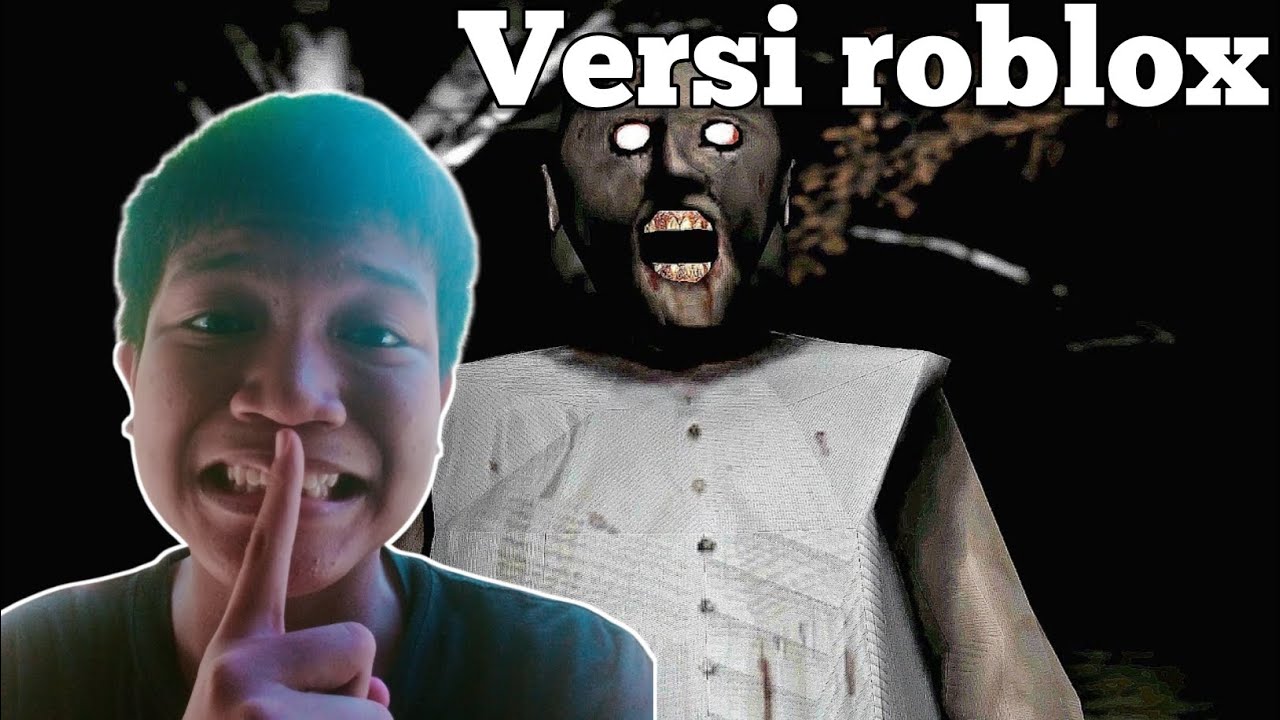 Mencoba bermain game granny tapi versi roblox 