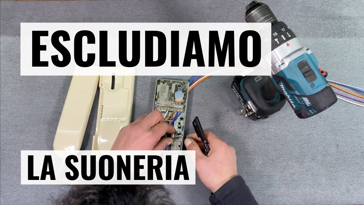 Esclusione suoneria citofono Urmet