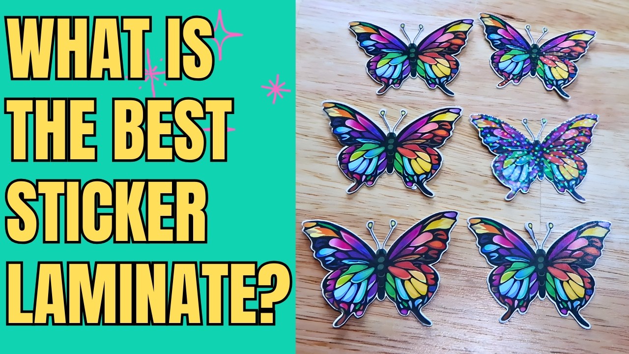 Наклейки Cricut Print Then Cut: инструкция по ламинированию и тестирование.