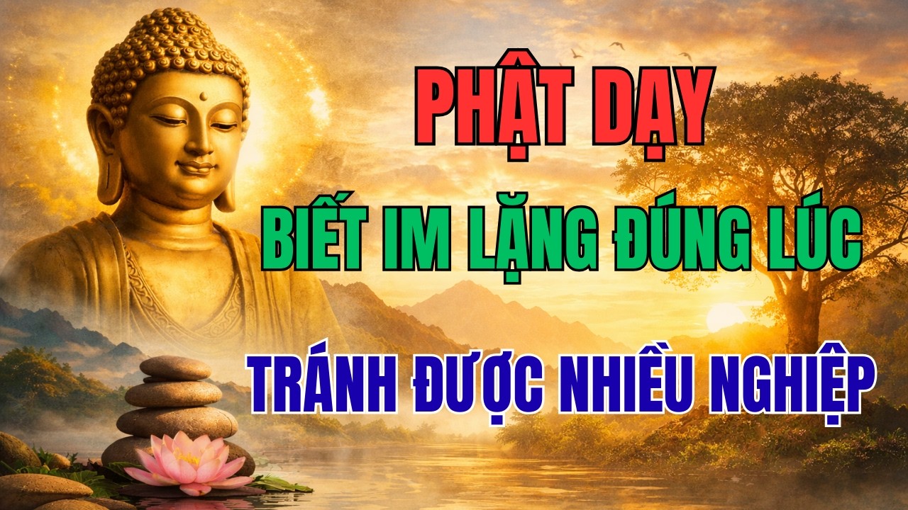 Im Lặng Đúng Lúc Là Trí Tuệ Lớn Nhất – Giữ Khẩu Đức Tránh Nghiệp Khẩu | Luật Nhân Quả Thức Tỉnh