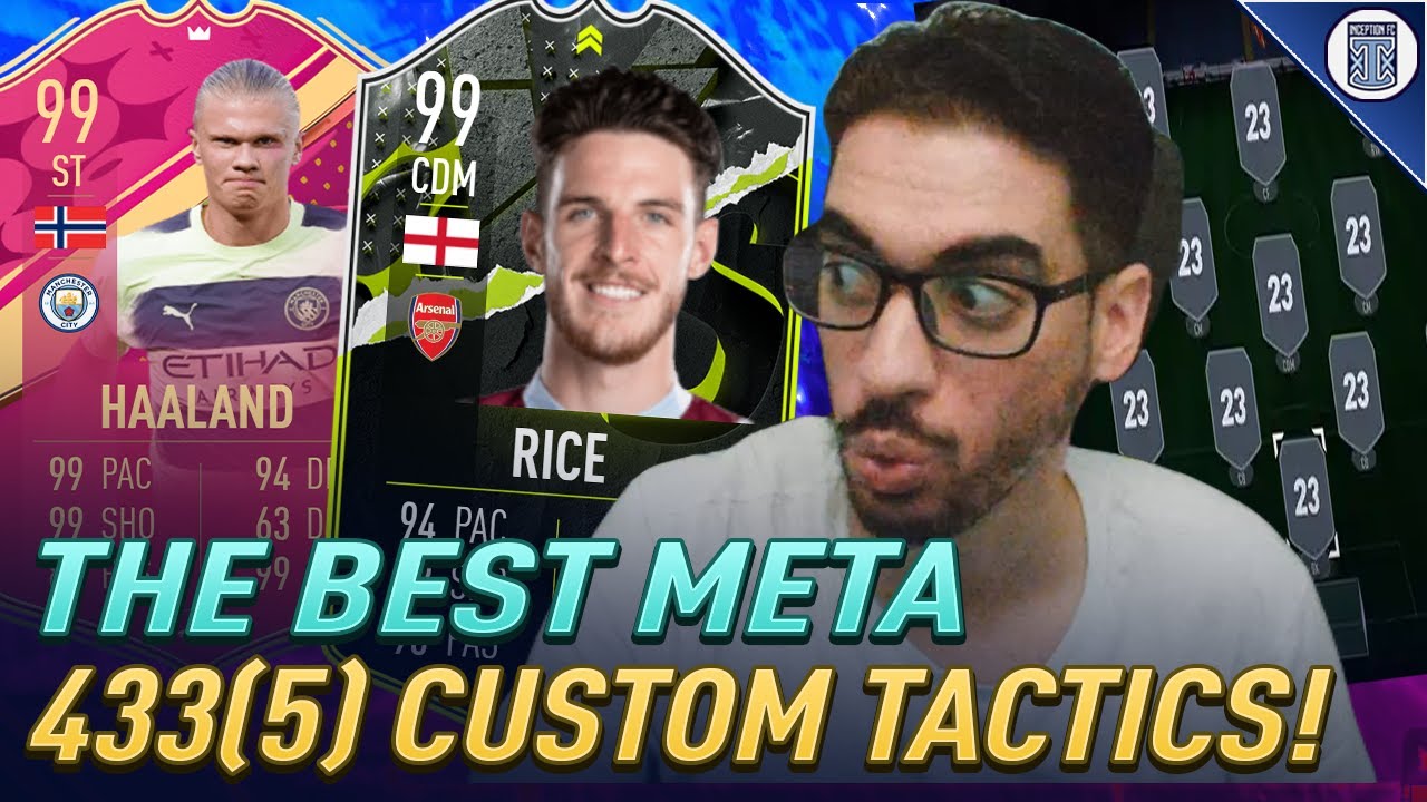 THE BEST META 433(5) FORMATION & CUSTOM TACTICS FOR FIFA 23 ULTIMATE TEAM
