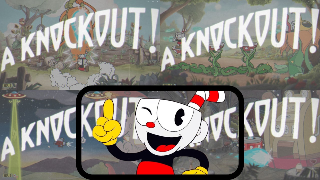 Cuphead — A+ y Pacifista en Isla Tintero 1… jugando normal