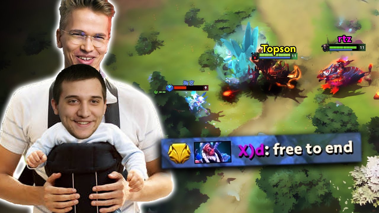 When Arteezy teams up with Topson in ranked...