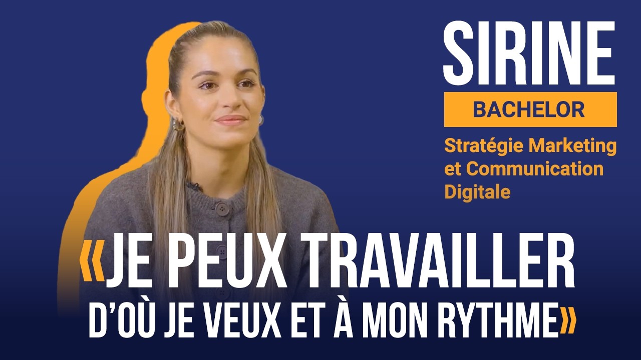 T&eacute;moignage de Sirine - MBA Strat&eacute;gie Marketing et communication digitale &agrave; l'iSCOD