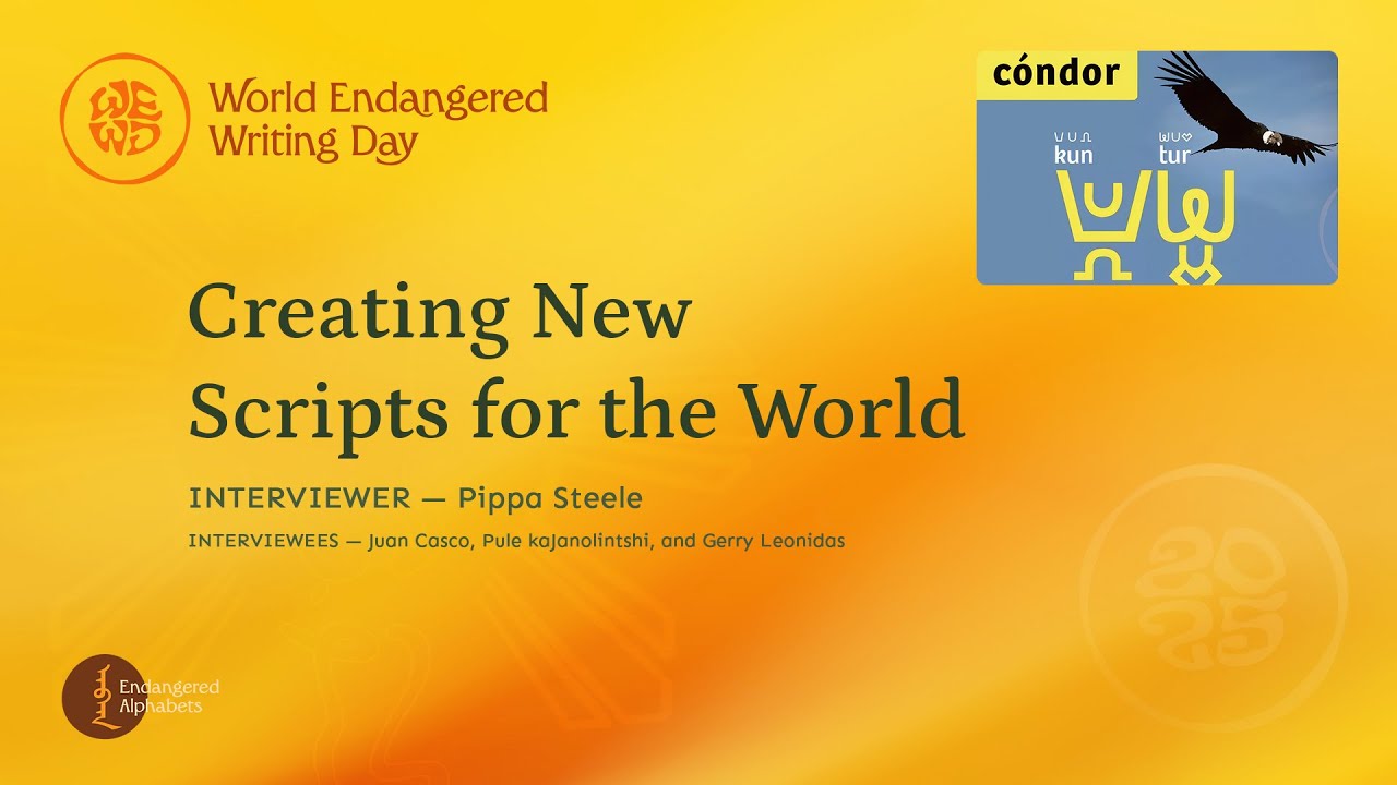 Creating New Scripts for the World | Philippa Steele | WEWD 2025