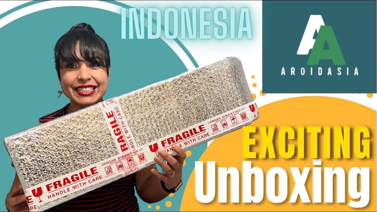 FIRST INDONESIA PLANT UNBOXING /AROIDASIA WISHLIST PLANTS!🤩