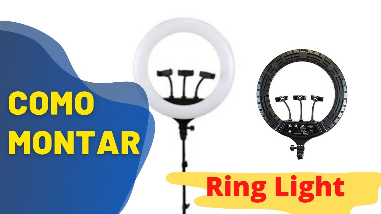 Como Montar Uma Ring Light Iluminador led 45 cm Com Trip&eacute;