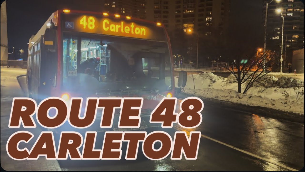 Route 48 | Hurdman to Carleton | Full POV In A Nova Bus LFS